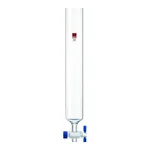 Merck Synthware chromatography column with PTFE stopcock and coarse frit