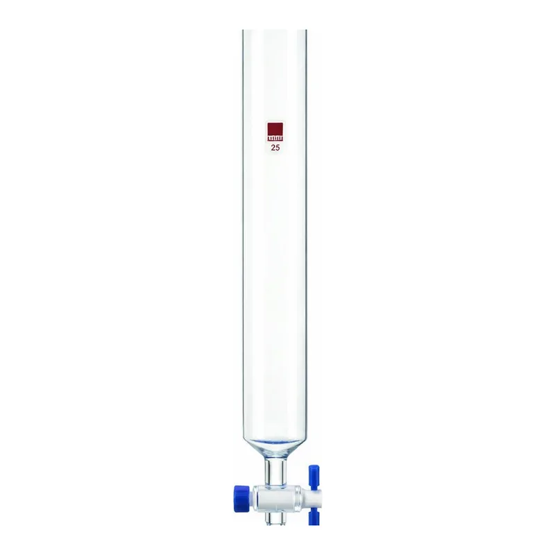 Merck Synthware chromatography column with PTFE stopcock and coarse frit