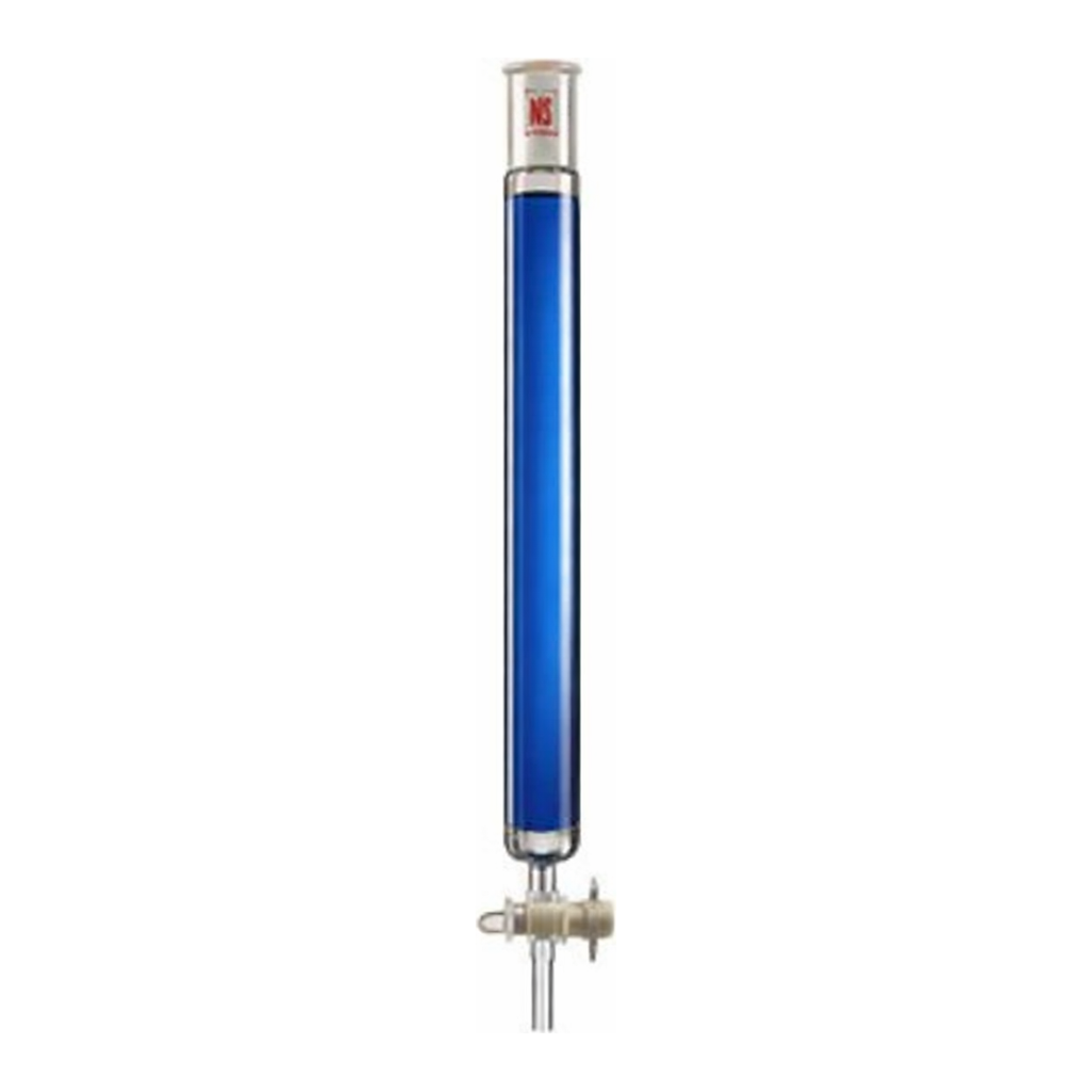 Merck Synthware chromatography column with PTFE stopcock