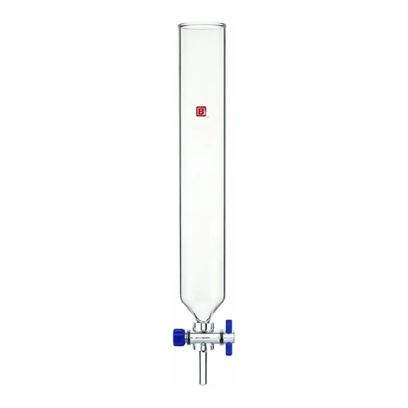 Merck Synthware chromatography column with PTFE stopcock