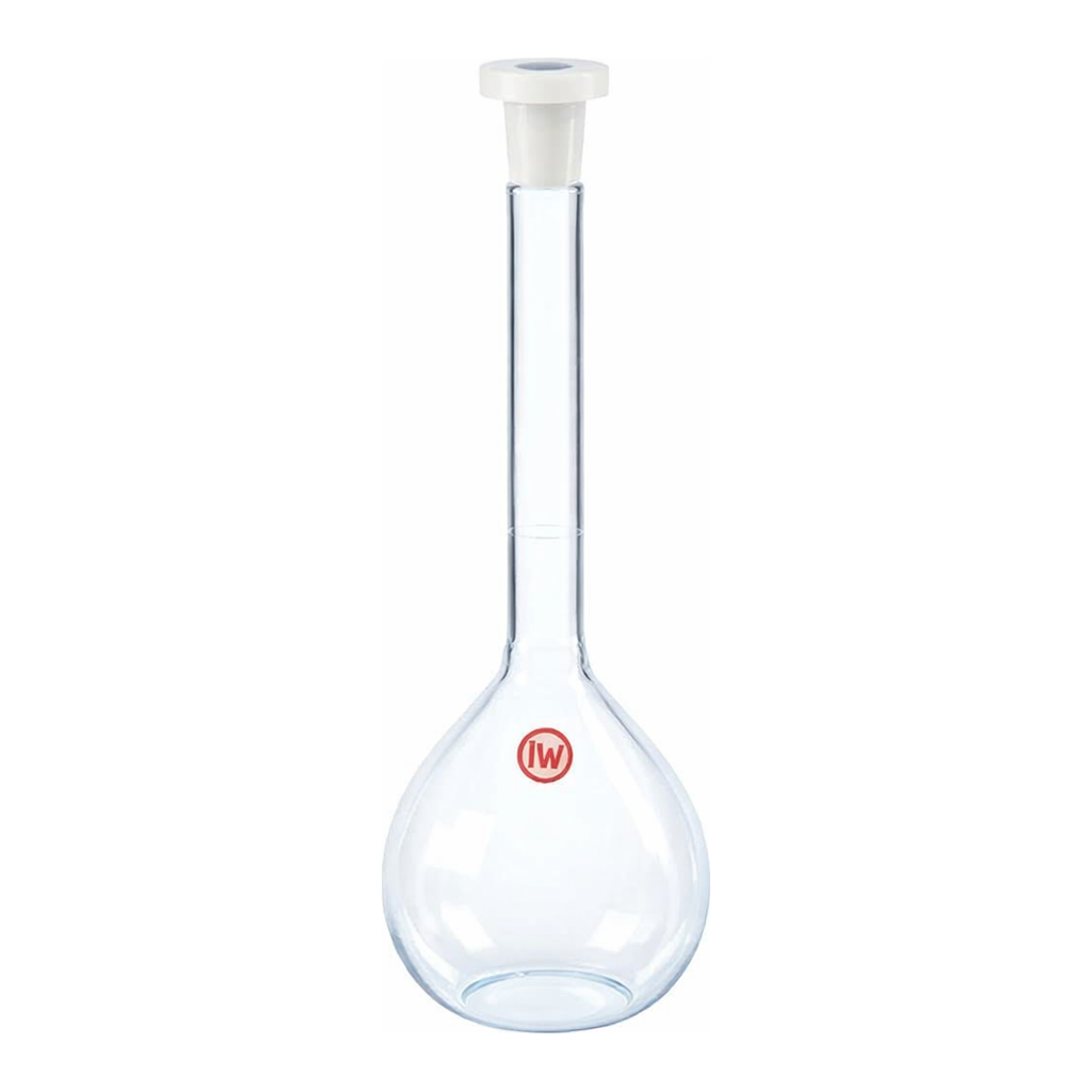 Merck Aldrich Essentials volumetric flask, class B, meets ASTM E288