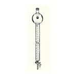 Merck Aldrich calibrated chromatography column with solvent reservoir