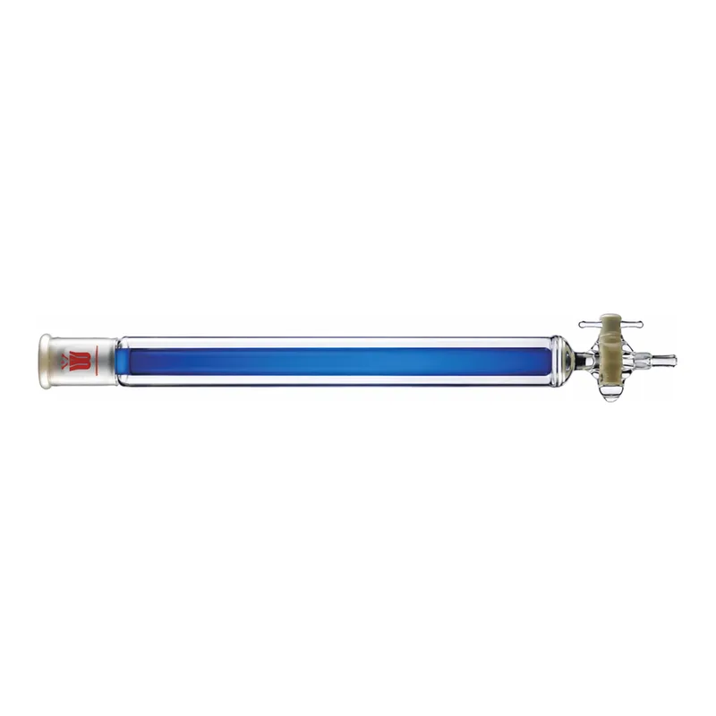 Merck Synthware chromatography column with PTFE stopcock and coarse fritted disc
