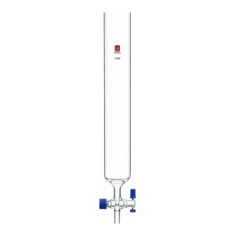 Merck Synthware chromatography column with PTFE stopcock and coarse frit