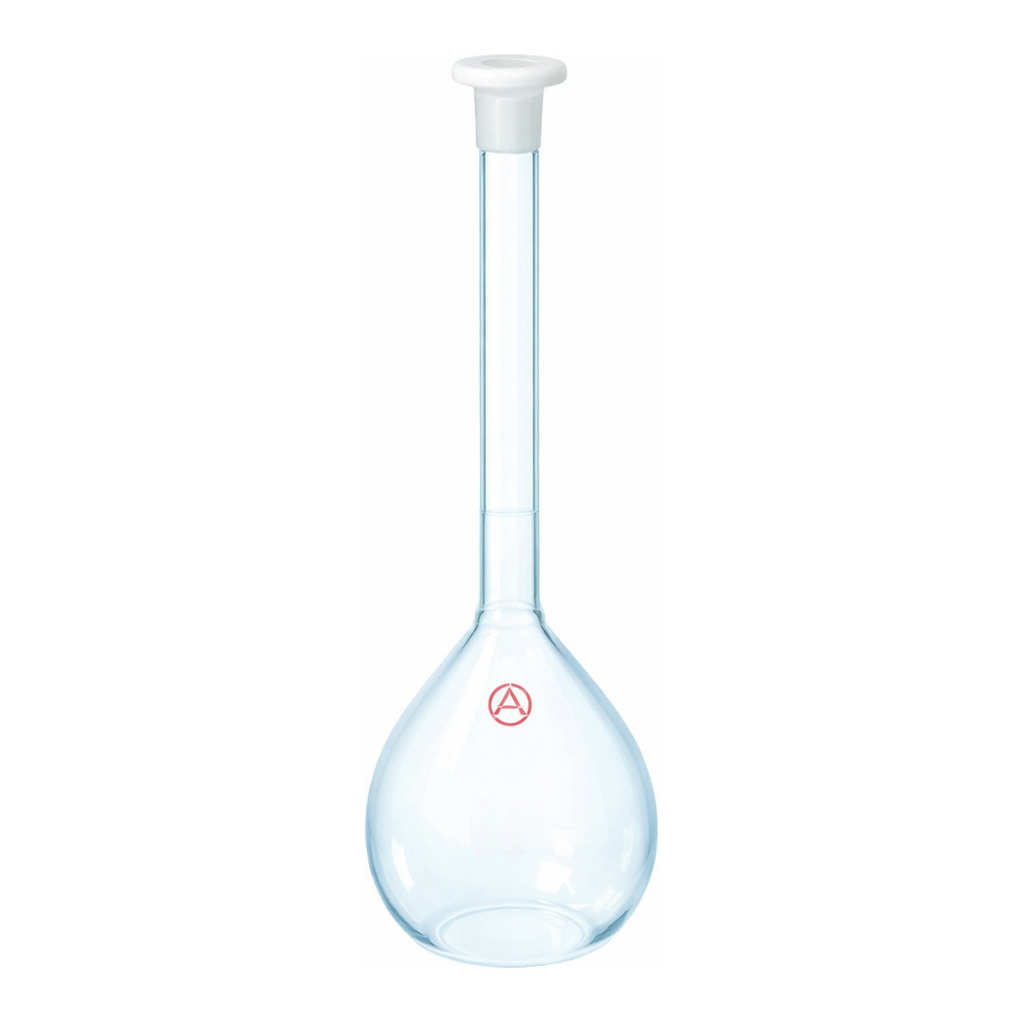 Merck Aldrich Essentials volumetric flask, Class A, meets DIN ISO-1042