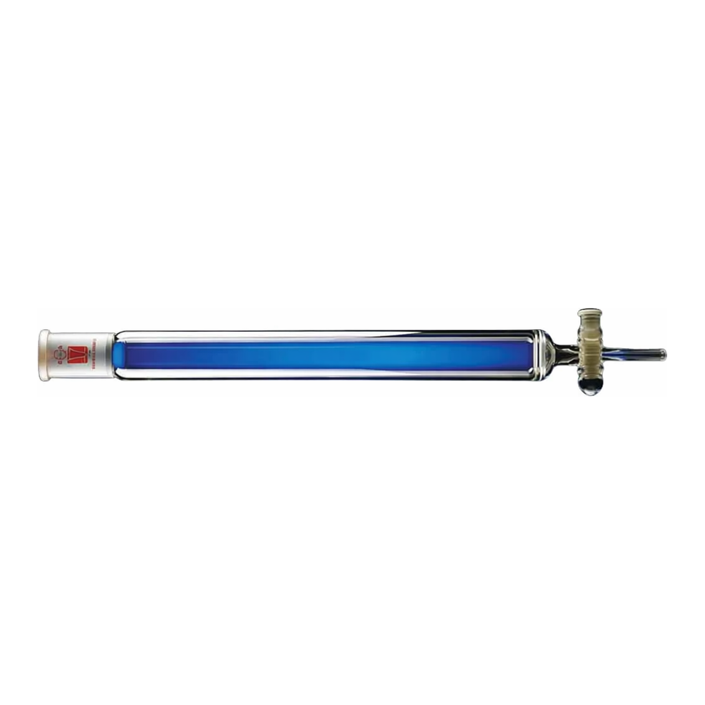 Merck Synthware chromatography column with PTFE stopcock and coarse fritted disc