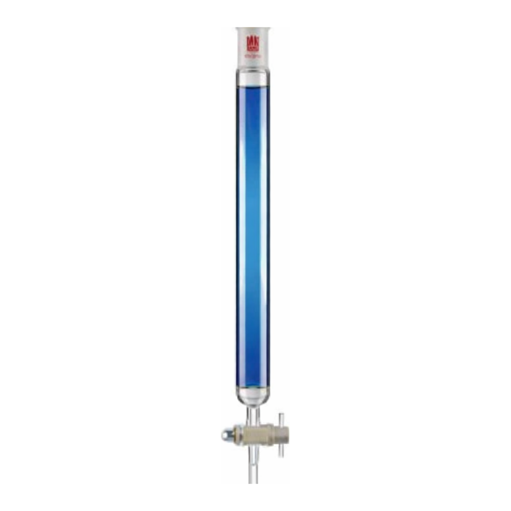 Merck Synthware chromatography column with PTFE stopcock