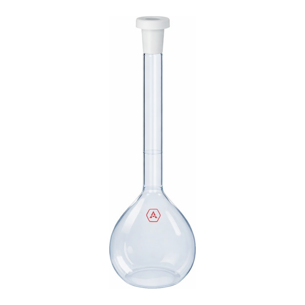 Merck Aldrich Essentials volumetric flask, Class A, meets DIN ISO-1042