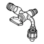 Merck Adapter with glass stopcock