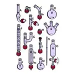 Merck Aldrich air-sensitive chemistry glass lab kit