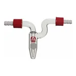 Merck Aldrich gas bubbler with SafetyBarb hose connectors