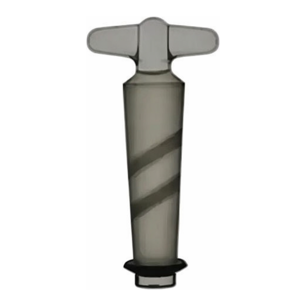 Merck Glass stopcock plug, double oblique 4 mm bore, for vacuum manifolds