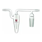 Merck Synthware adapter with mineral oil bubbler