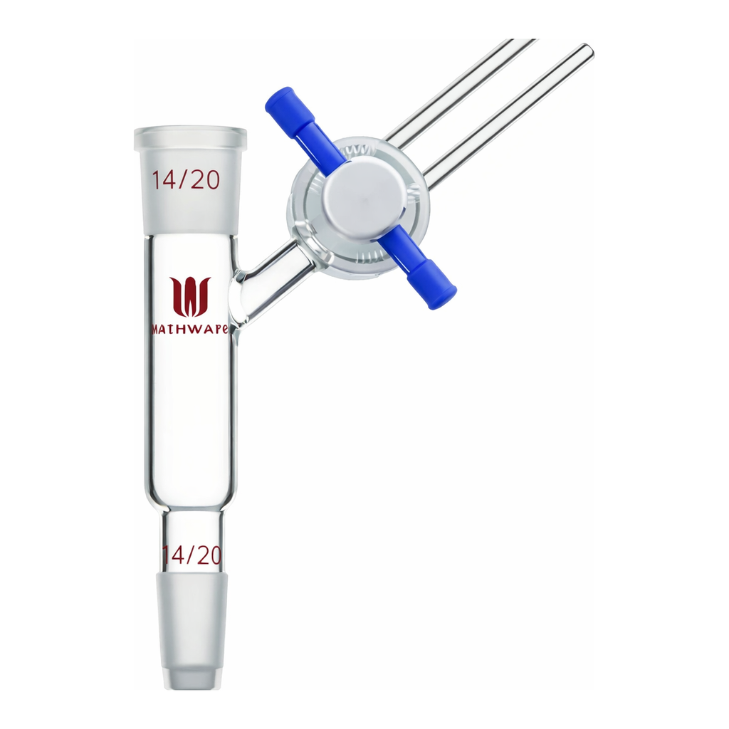 Merck Synthware connecting adapter with PTFE stopcock