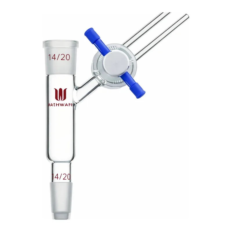 Merck Synthware connecting adapter with PTFE stopcock
