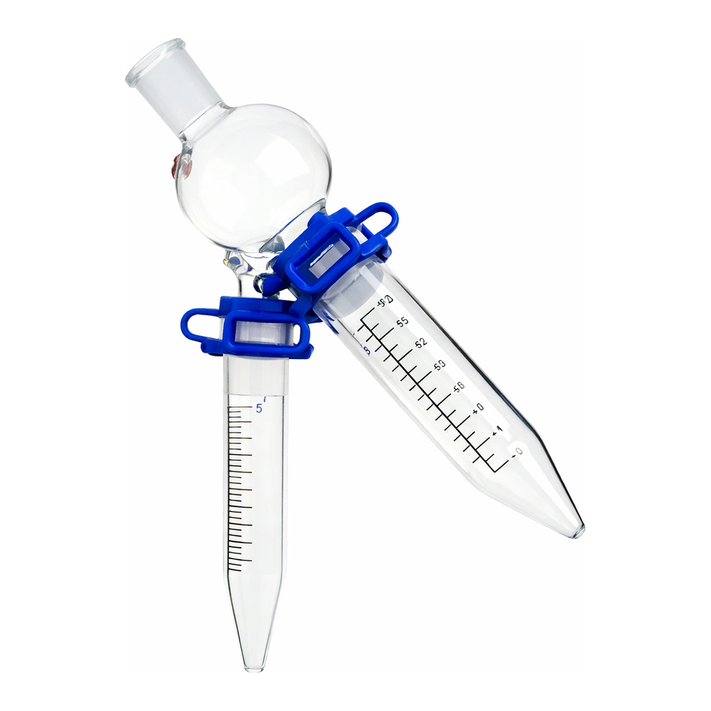Merck Synthware distilling receiver with 12 mL receiving tubes