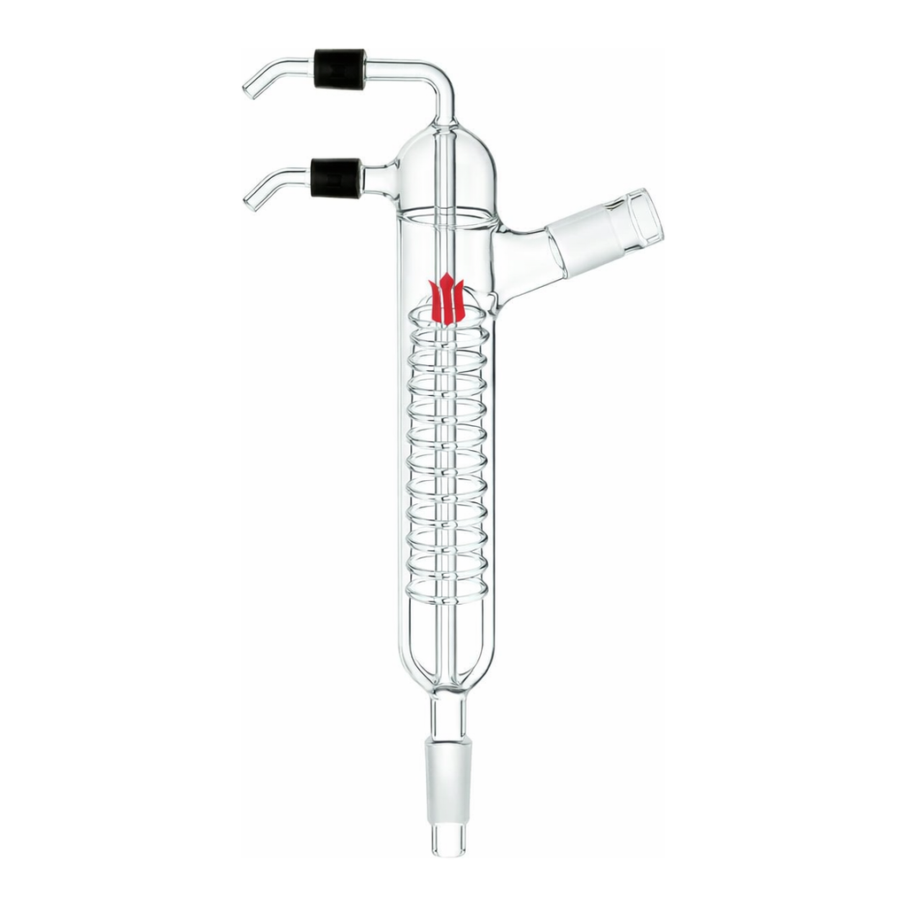 Merck Synthware Friedrichs condenser with removable hose connections