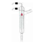 Merck Synthware Friedrichs condenser with removable hose connections