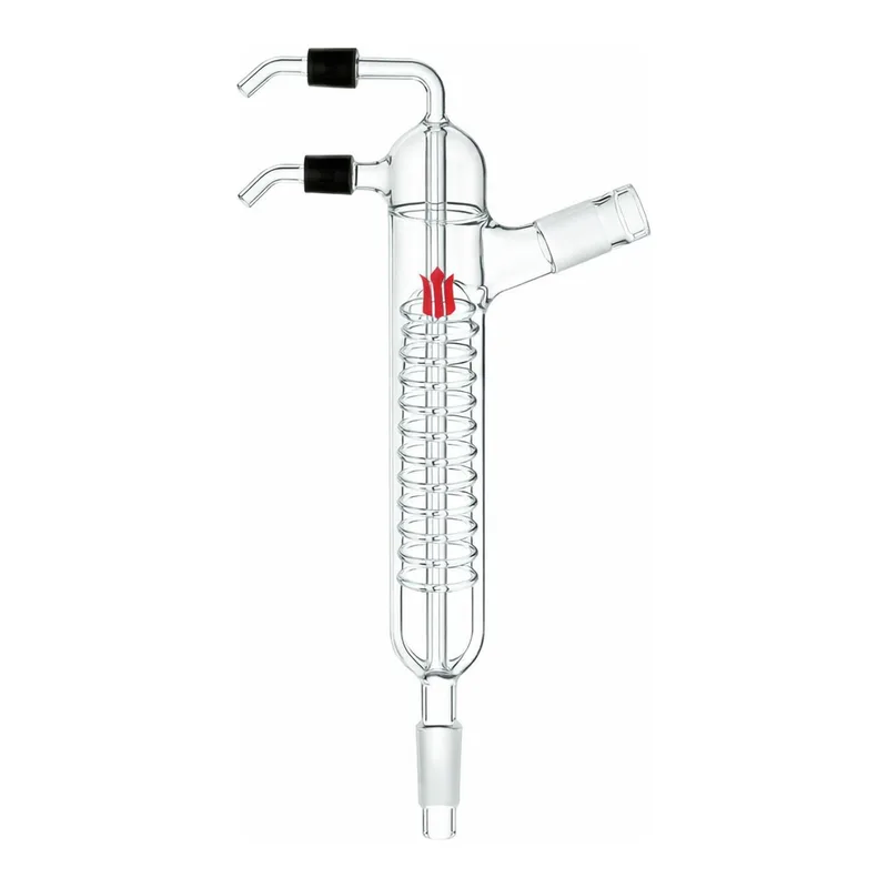 Merck Synthware Friedrichs condenser with removable hose connections
