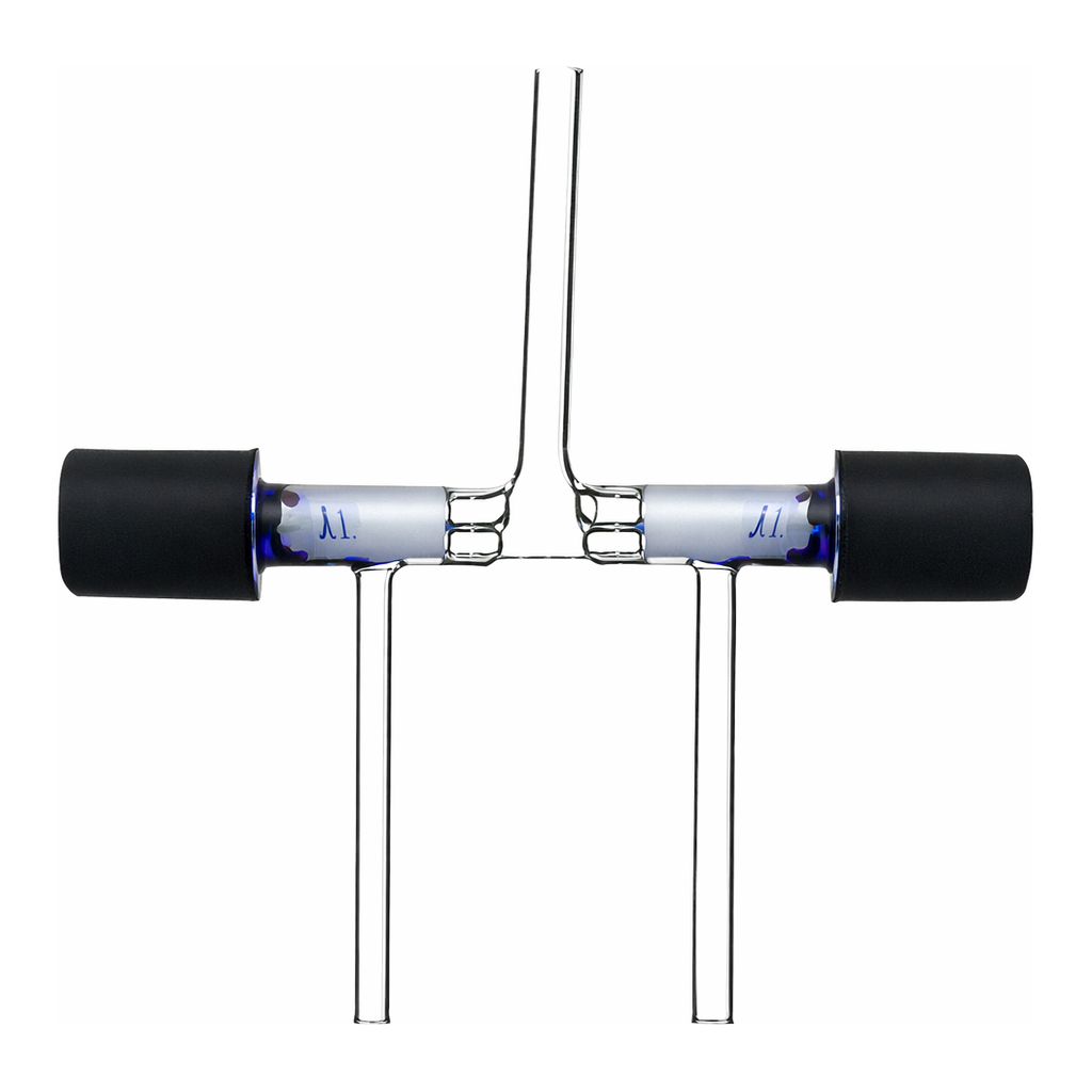 Merck Synthware three-way high vacuum valve with protected o-rings