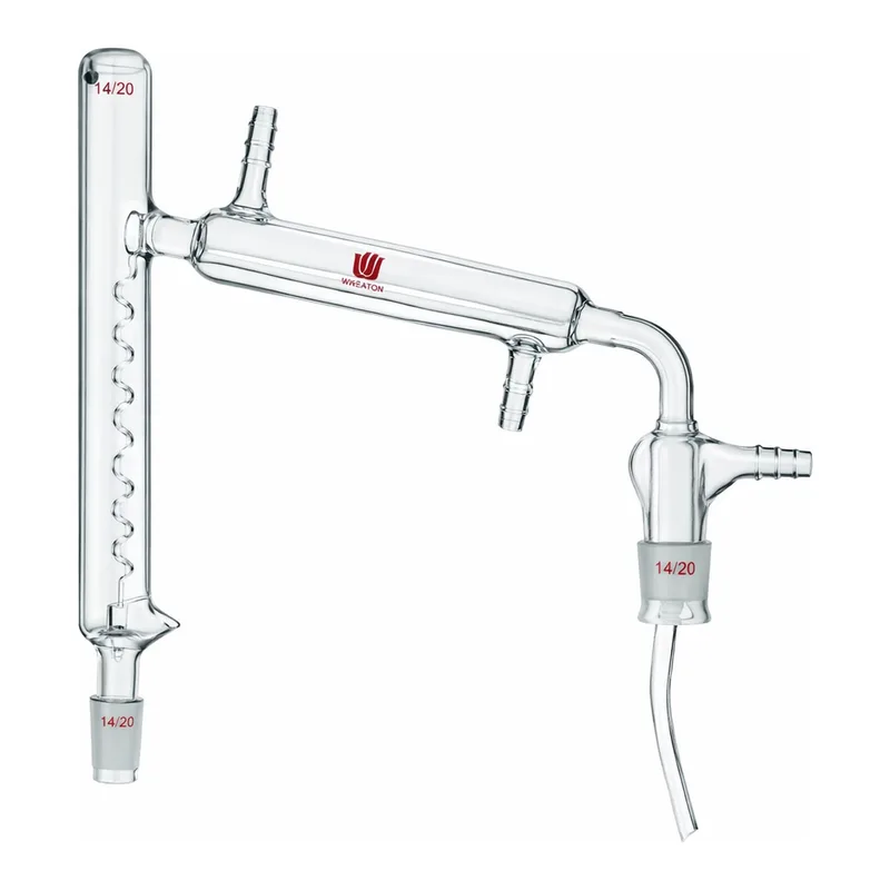 Merck Synthware Vigreux vacuum jacketed micro distillation head