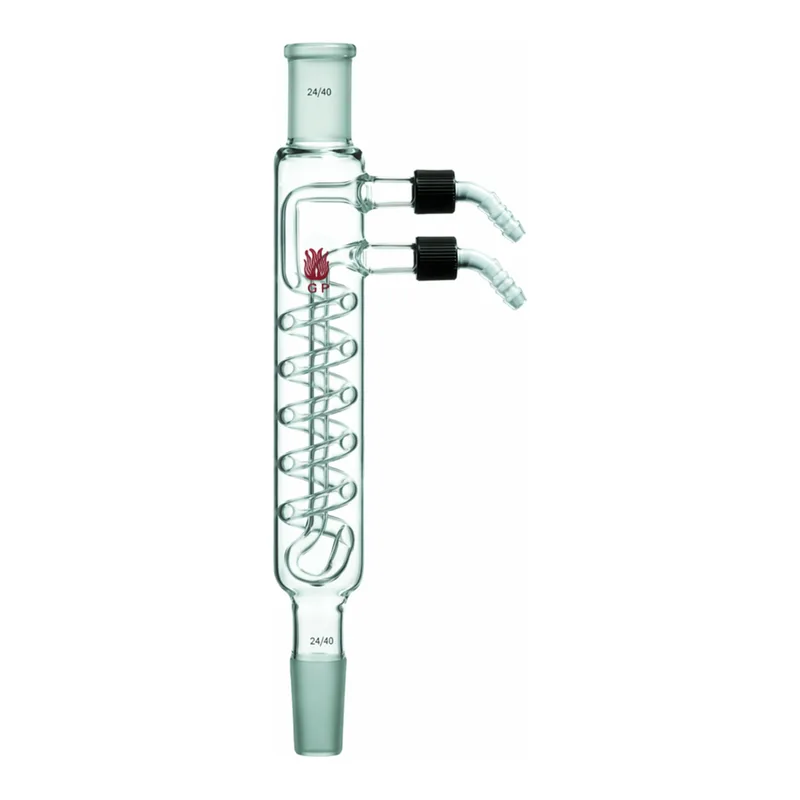 Merck Synthware reflux condenser with large cooling capacity and removeable hose connection
