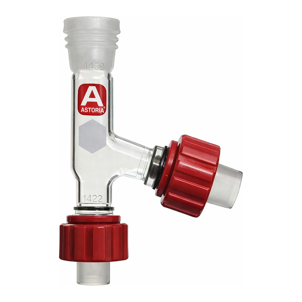 Merck Three-way adapter, 75° angle