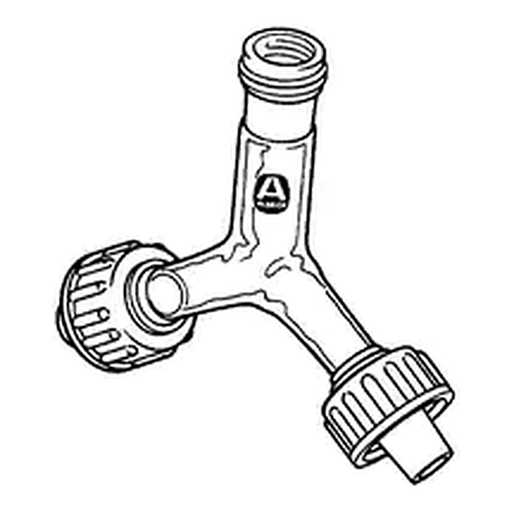 Merck Three-way adapter