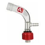 Merck Vacuum distillation adapter with threaded 14/20 joints