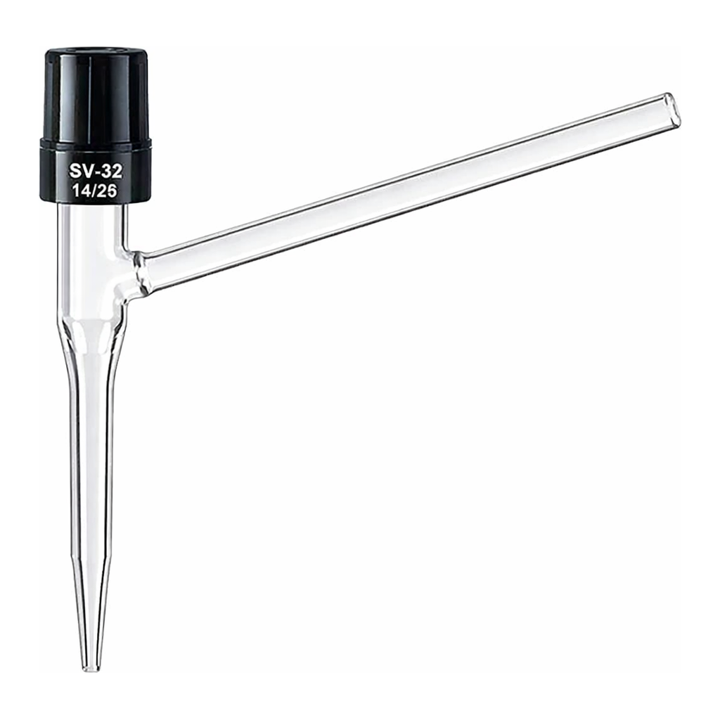 Merck BRAND needle-valve stopcocks for burettes and automatic burettes with PTFE spindle