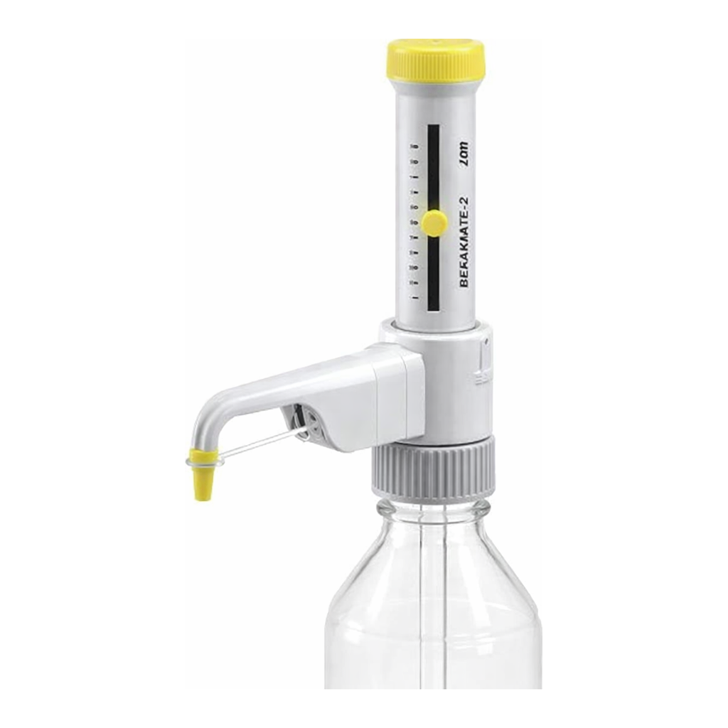 Merck BRAND Dispensette S Organic, Analog-adjustable bottle-top dispenser