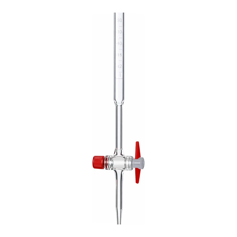Merck Pyrex Burettes, class AS with PTFE key