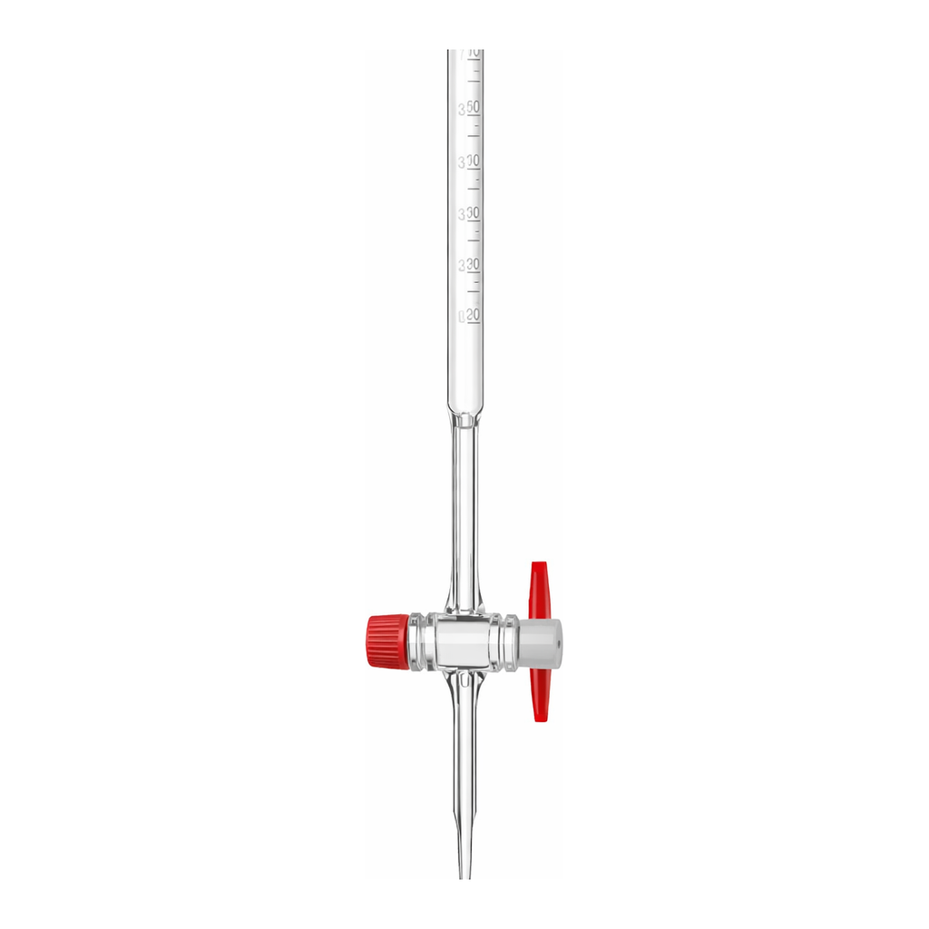 Merck Pyrex Burettes, class AS works certified with PTFE key