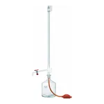 Merck Pyrex Burettes, class AS, automatic zero with PTFE key