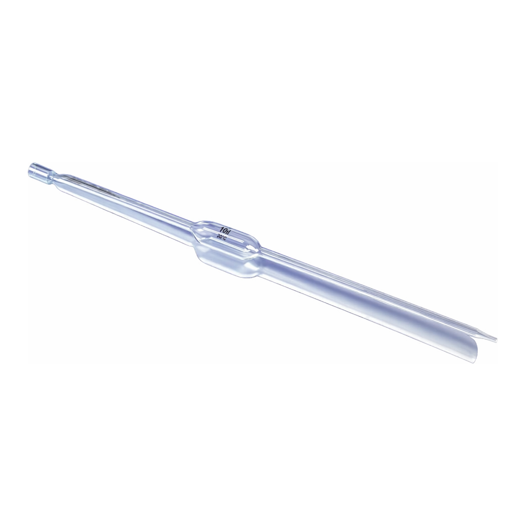 Merck Pyrex volumetric pipette, color-coded