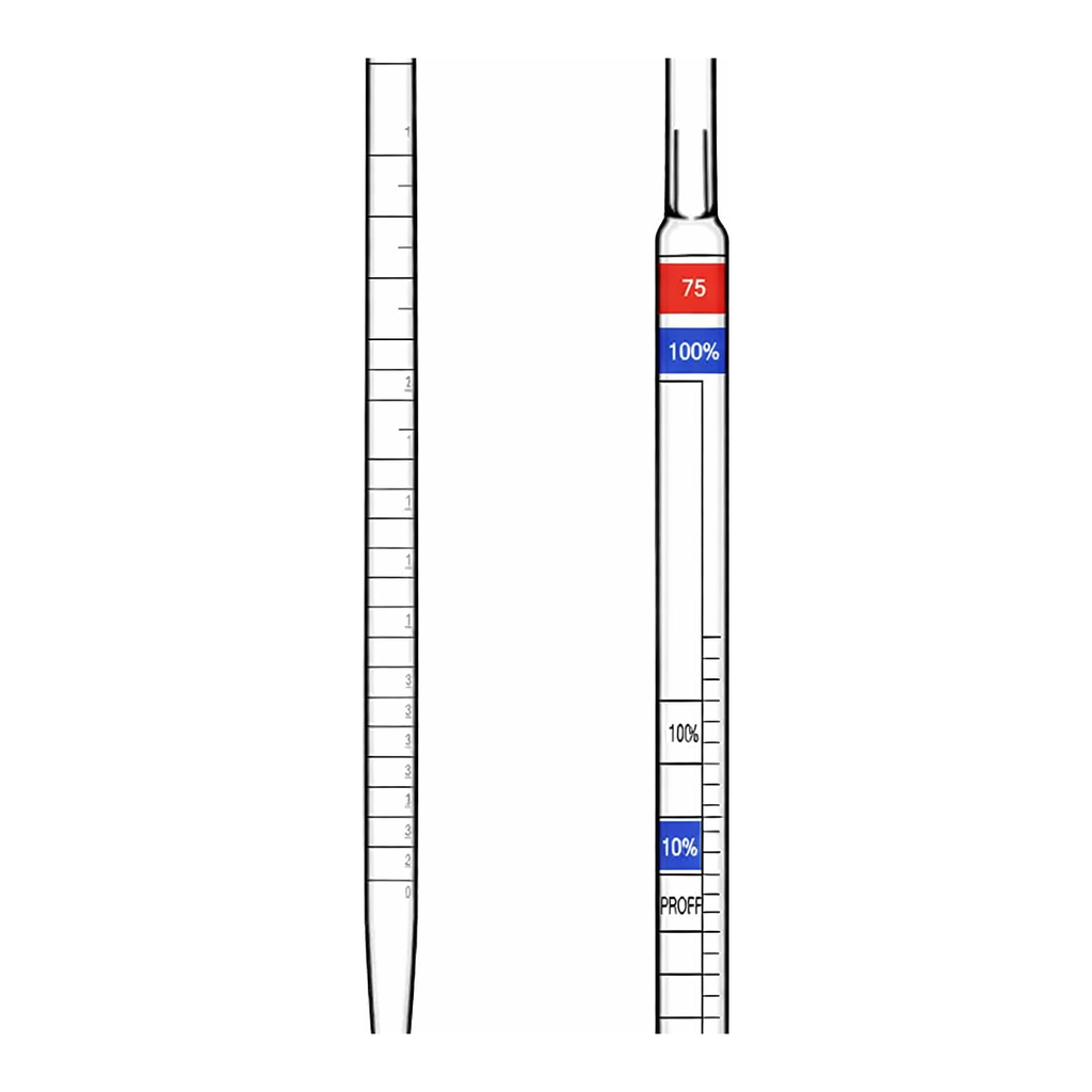 Merck Hirschmann graduated pipette, Class AS