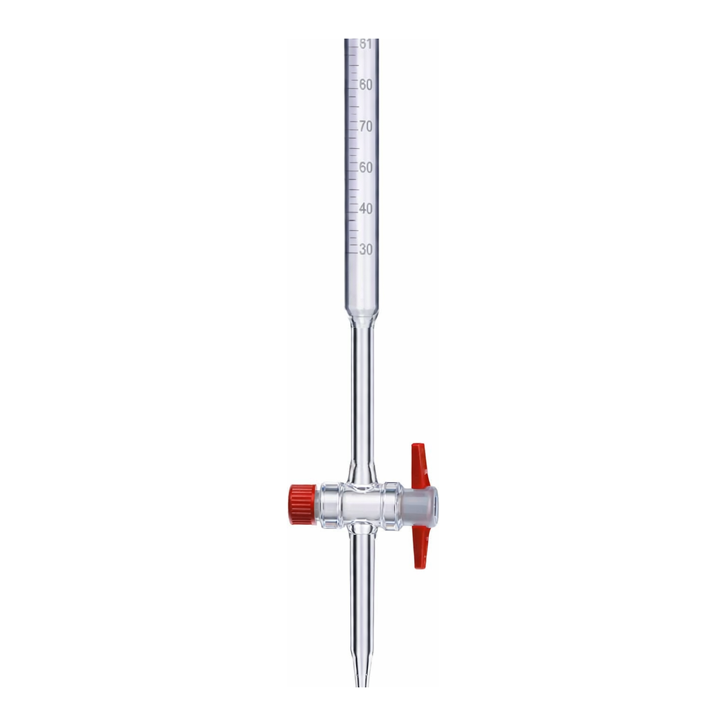 Merck Pyrex Burettes, class AS with PTFE key