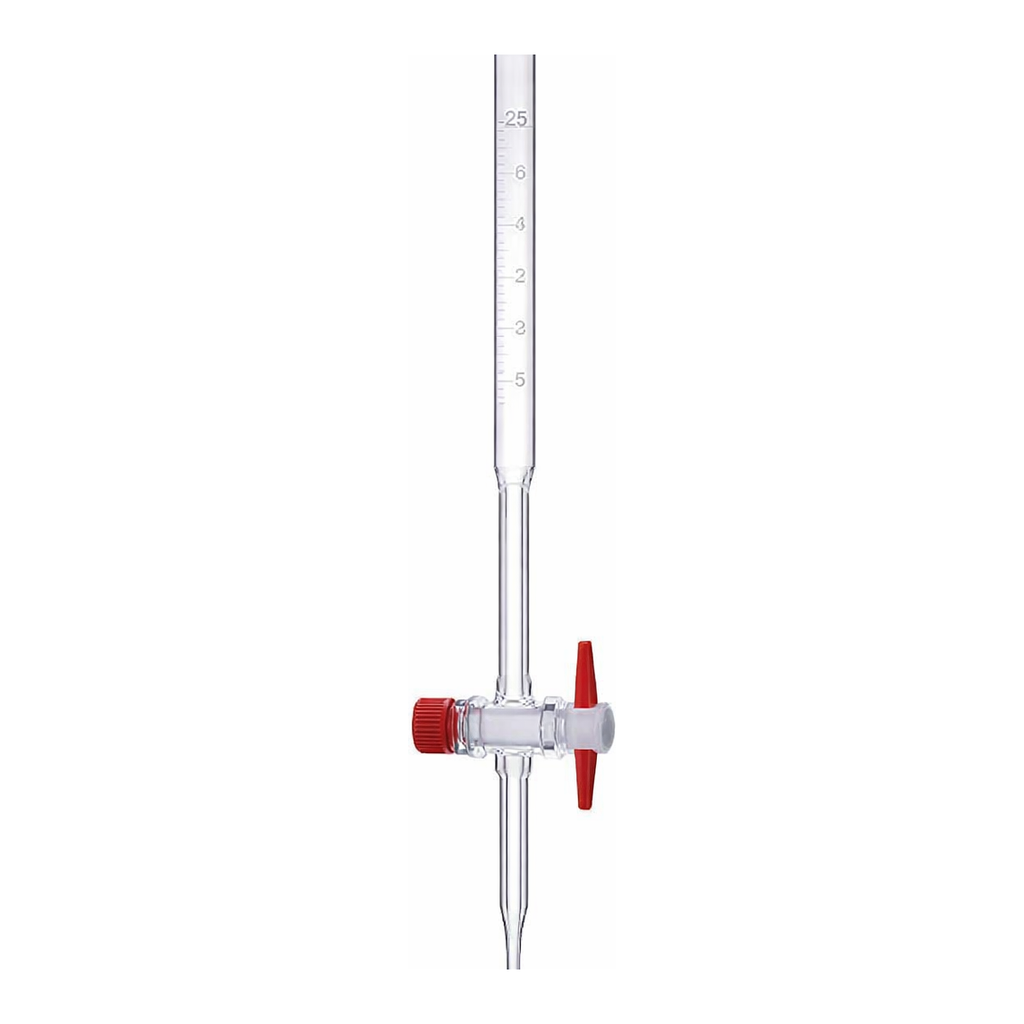Merck Pyrex Burettes, class AS works certified with PTFE key