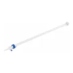 Merck Pyrex economy-grade burette, with PTFE locking stopcock