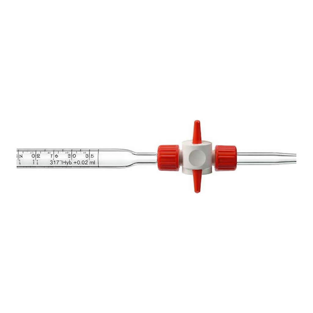 Merck BRAND compact BLAUBRAND burette, with PTFE stopcock and Schellbach stripe