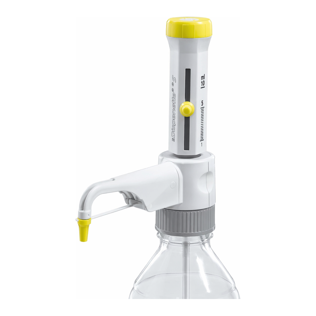Merck BRAND Dispensette S Organic, Analog-adjustable bottle-top dispenser
