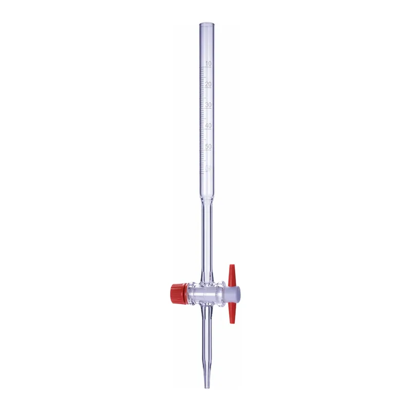 Merck Pyrex Burettes, class AS works certified with PTFE key