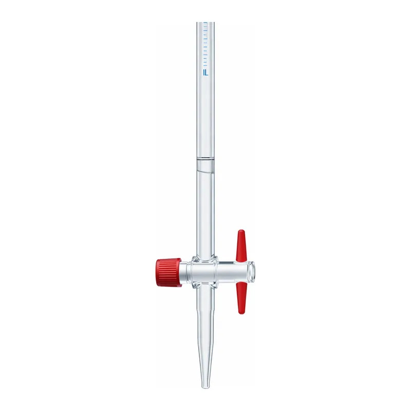Merck Pyrex Burettes, Schellbach, class AS with PTFE key