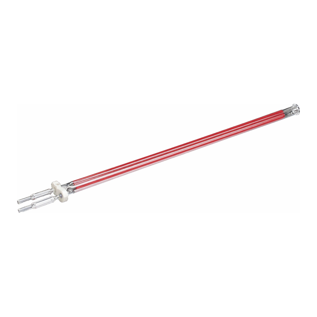 Merck Pyrex class A colored scale burette, with PTFE stopcock plug