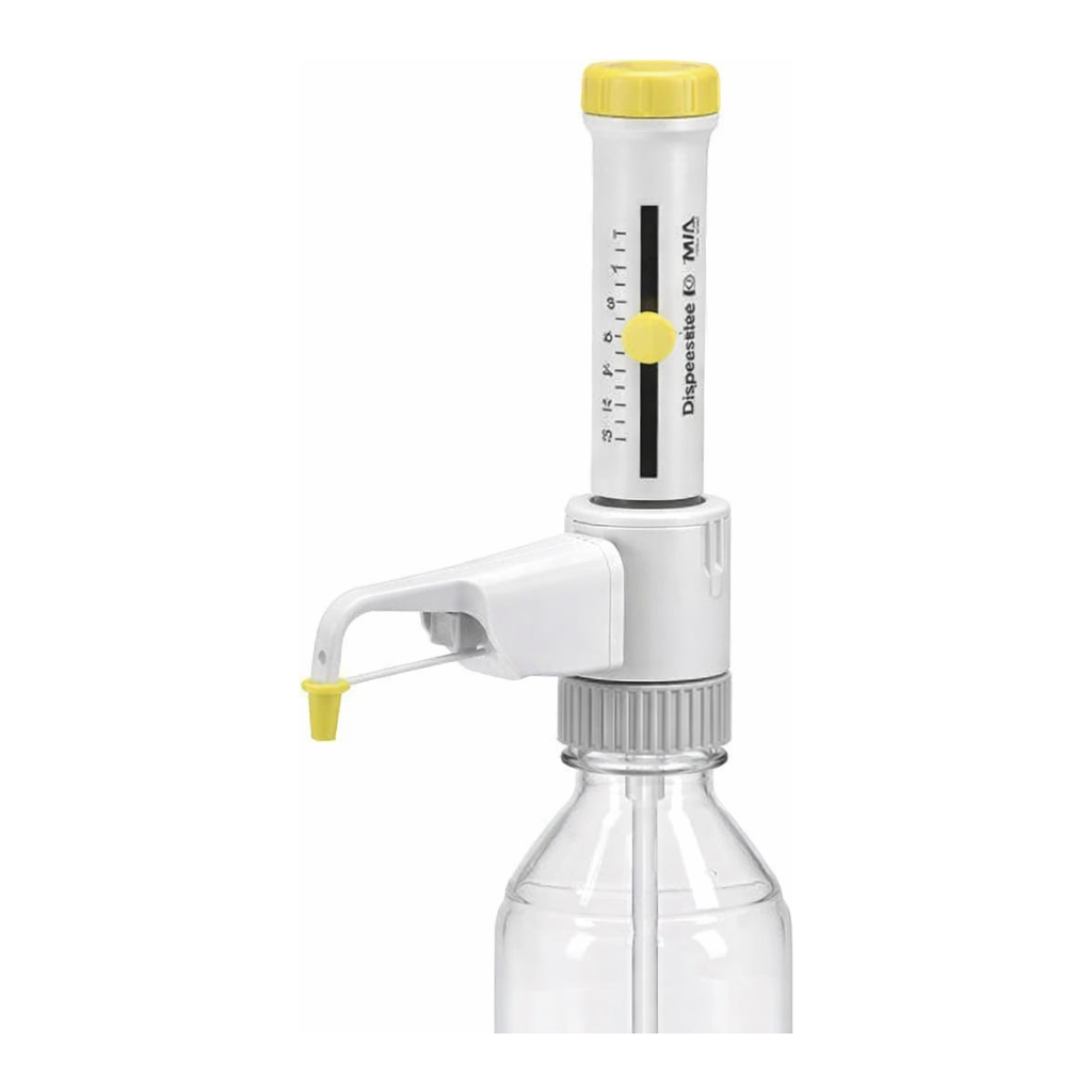 Merck BRAND Dispensette S Organic, Analog-adjustable bottle-top dispenser