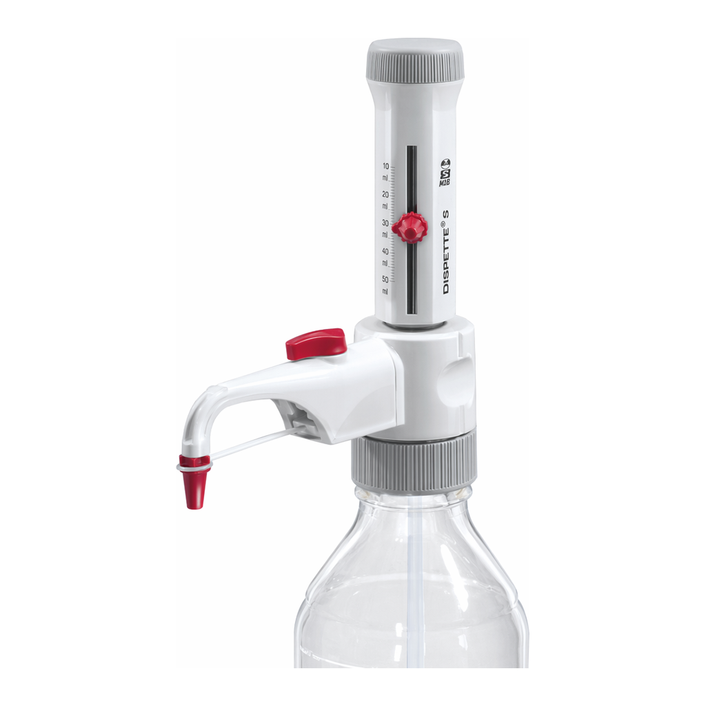 Merck BRAND Dispensette S Analog-adjustable bottle-top dispenser