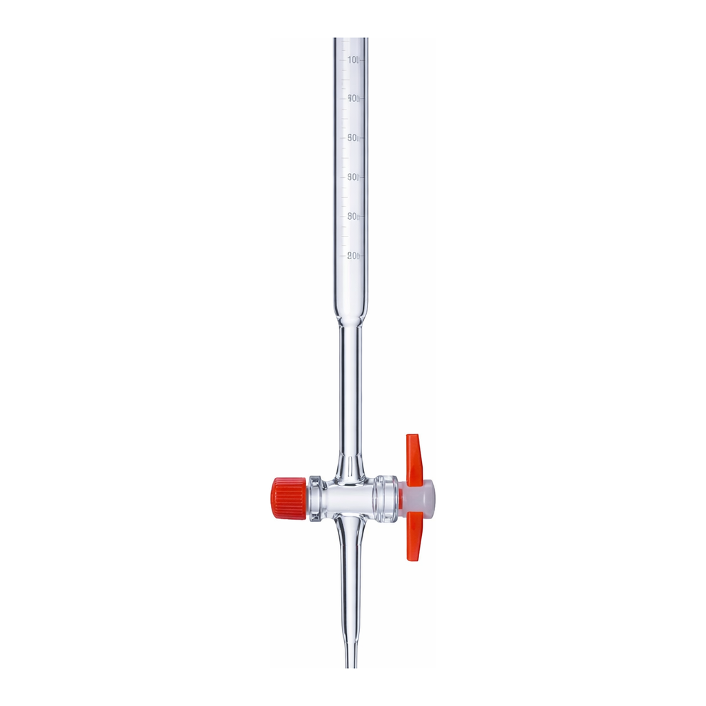 Merck Pyrex Burettes, class AS works certified with PTFE key
