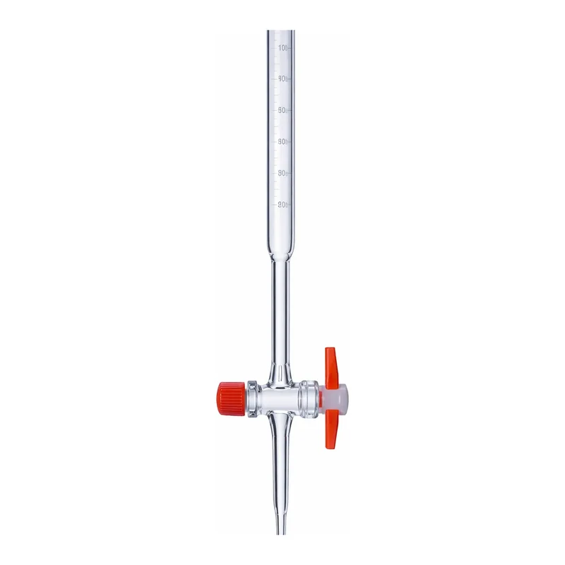 Merck Pyrex Burettes, class AS works certified with PTFE key