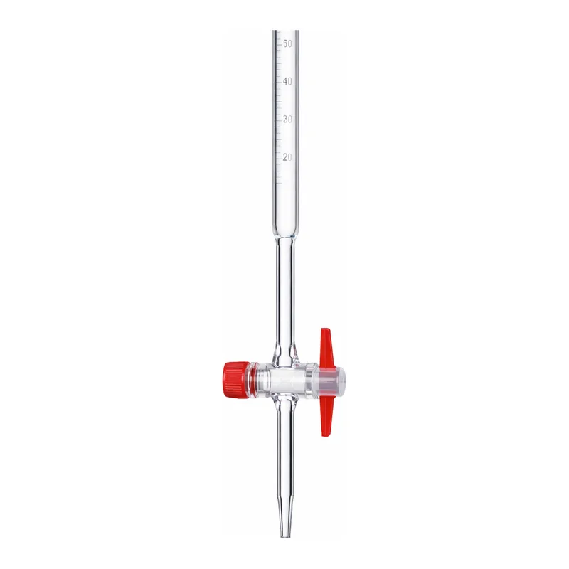 Merck Pyrex Burettes, class AS with PTFE key