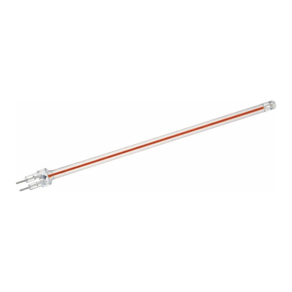 Merck Pyrex serialized/certified class A colored scale burettes, with PTFE stopcock plug